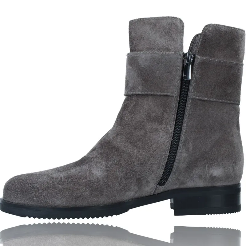 Botines Casual de Piel con Tacón para Mujeres de Plumers 5130