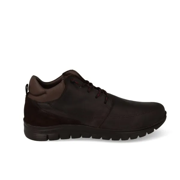 BOTINES HOMBRE VESTIR COMODOS MOD. BALBOA MARRON