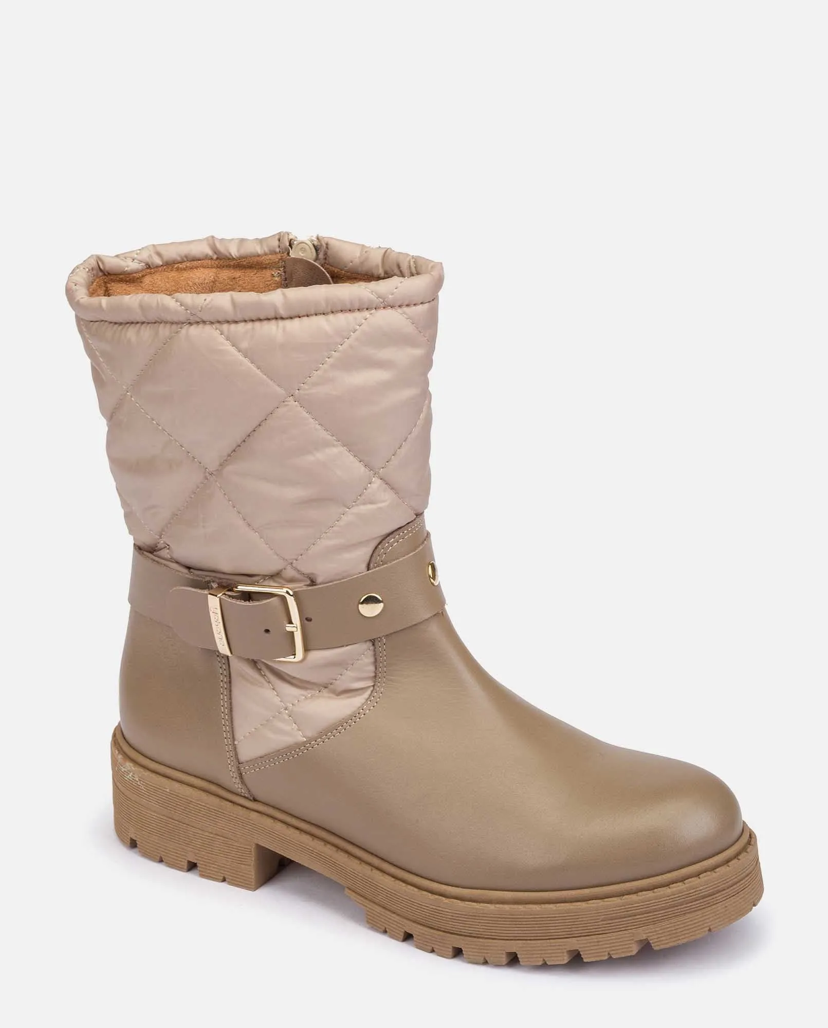 BOTíN PLANO BERNA003 BEIGE