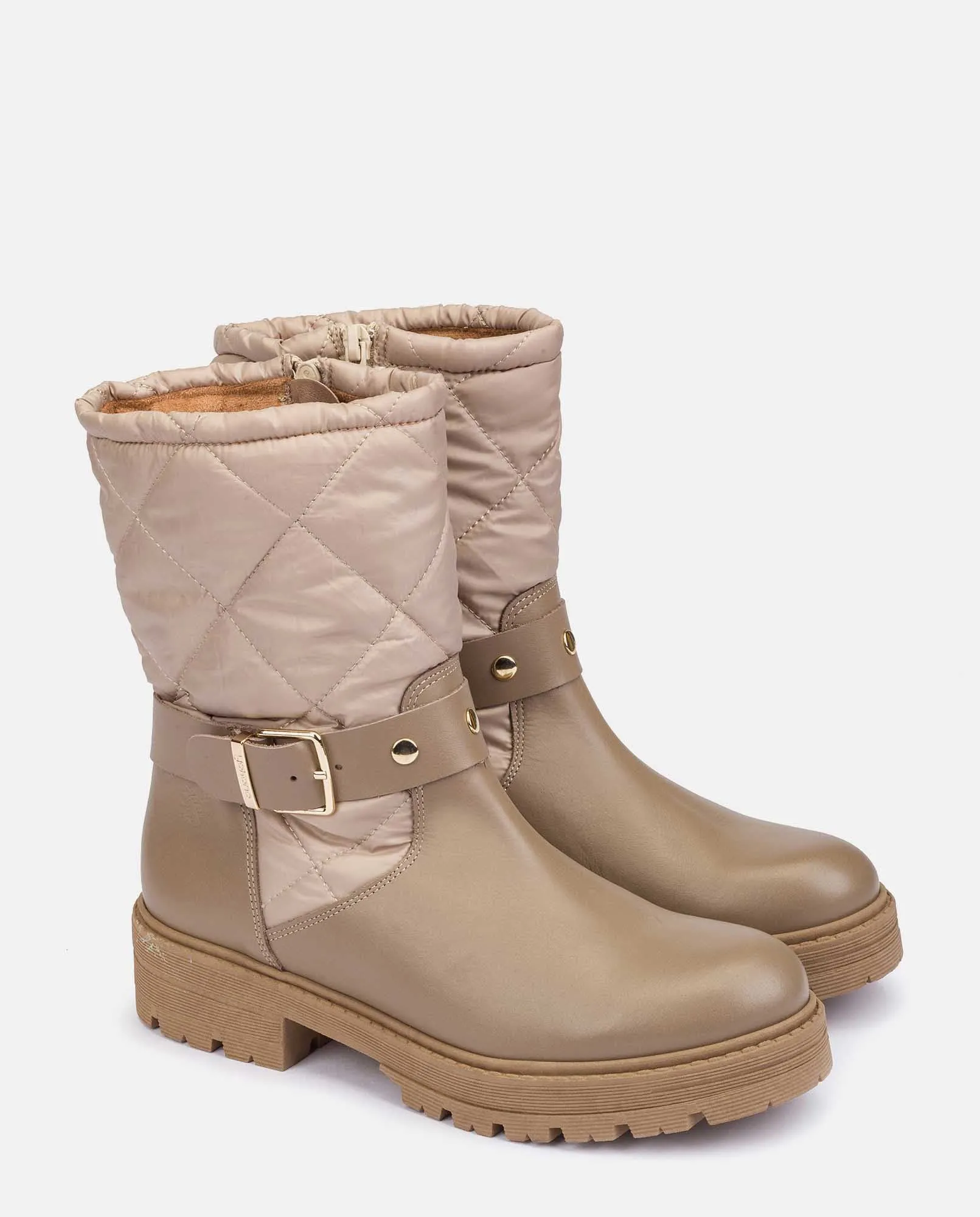 BOTíN PLANO BERNA003 BEIGE