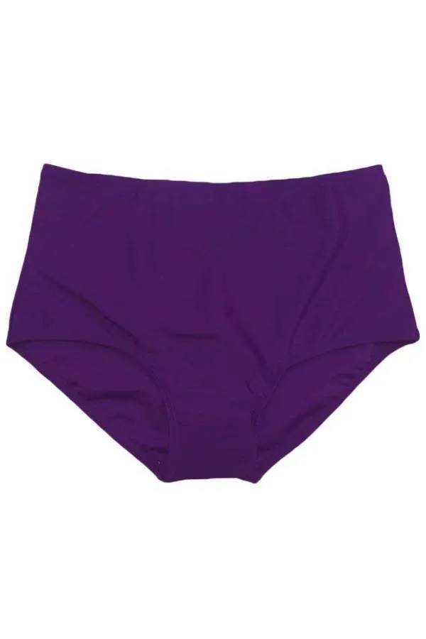Braguita de baño violeta talle alto