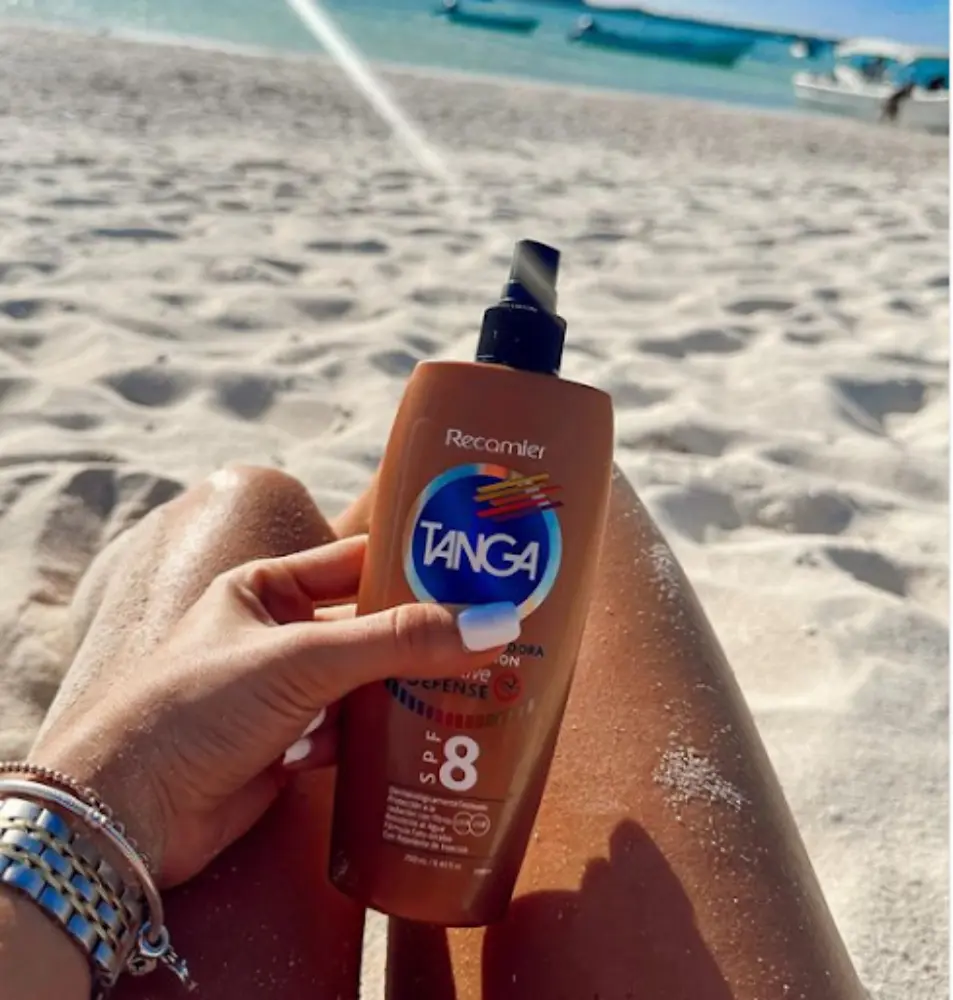 Bronceador en crema SPF 8 250 ml