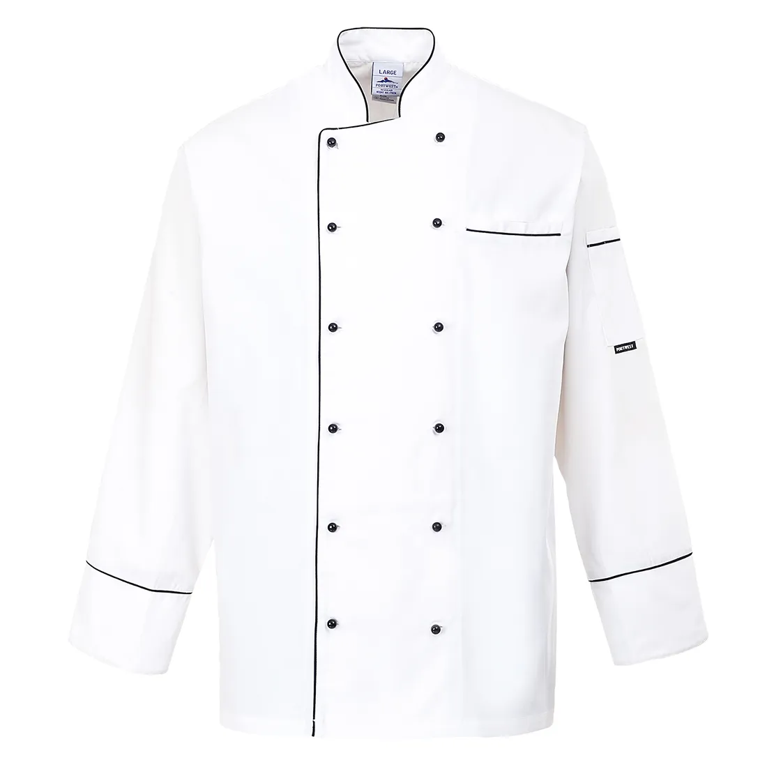 C775 – Chaqueta de chef Cambridge Blanco