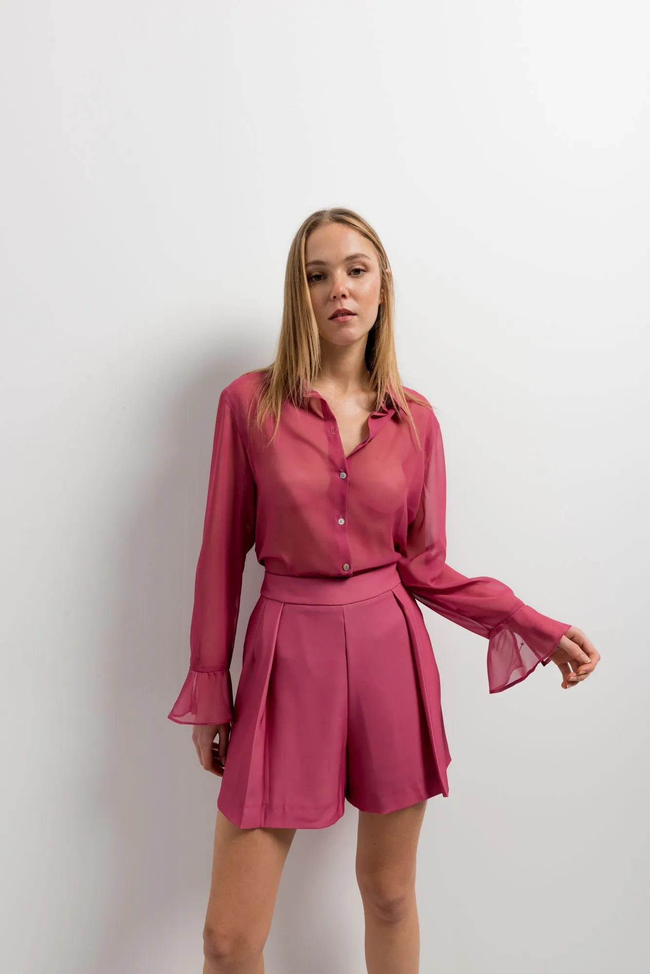 Camisa de gasa para mujer *