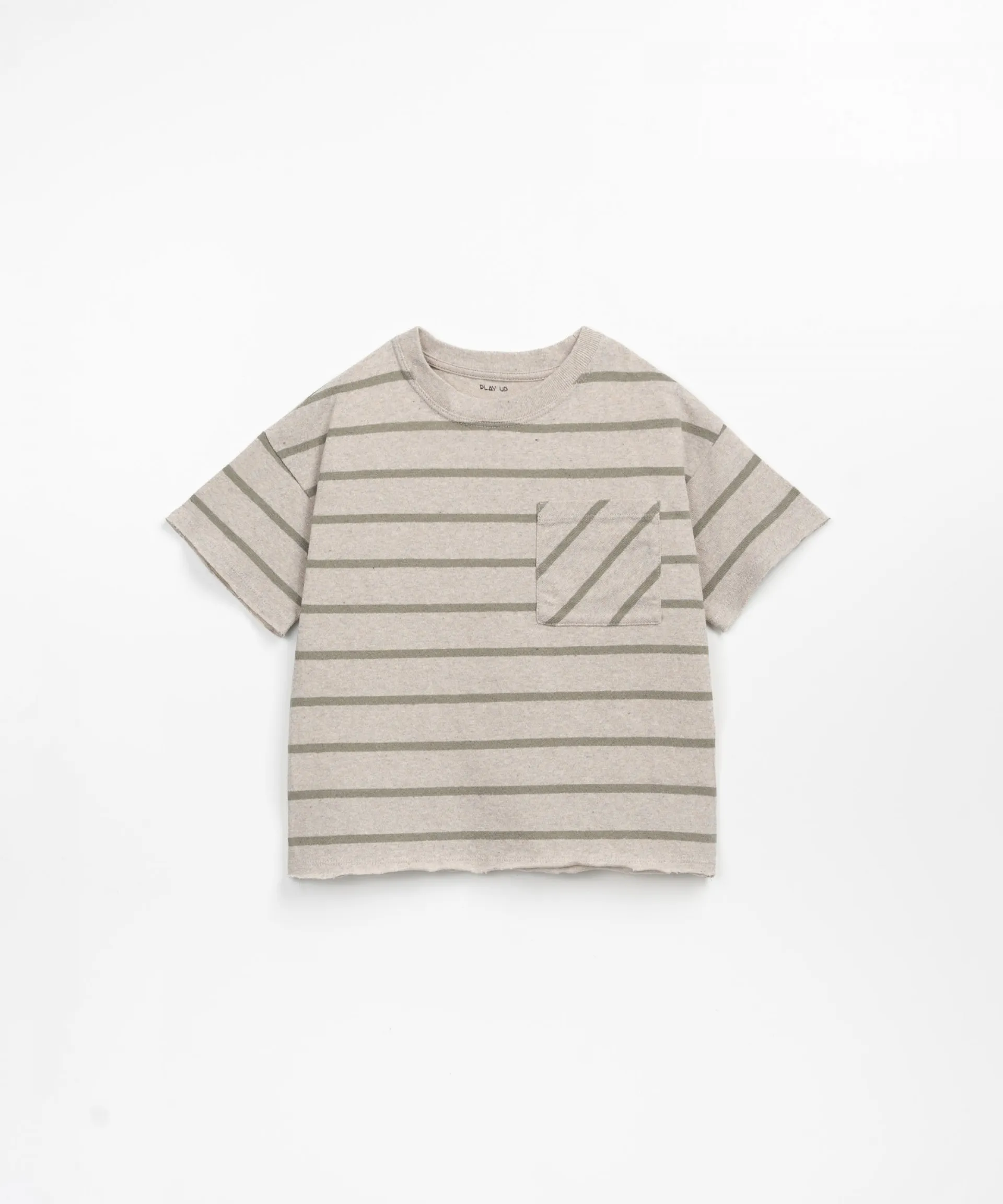 Camiseta con estampado de rayas | Textile Art