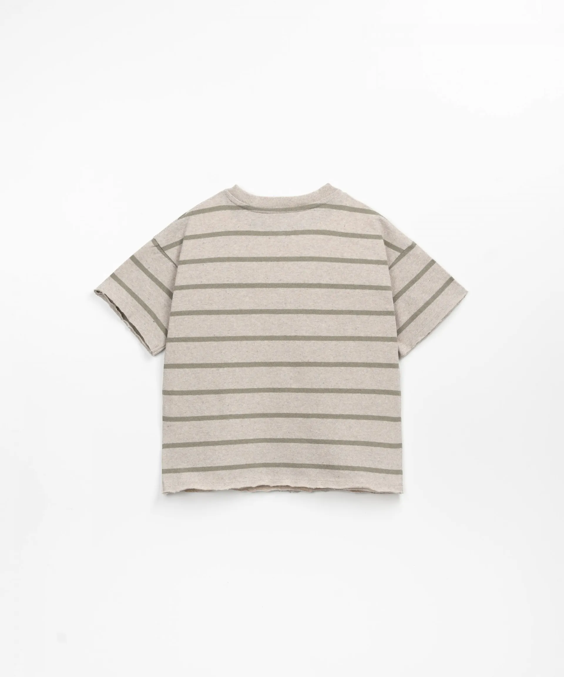 Camiseta con estampado de rayas | Textile Art