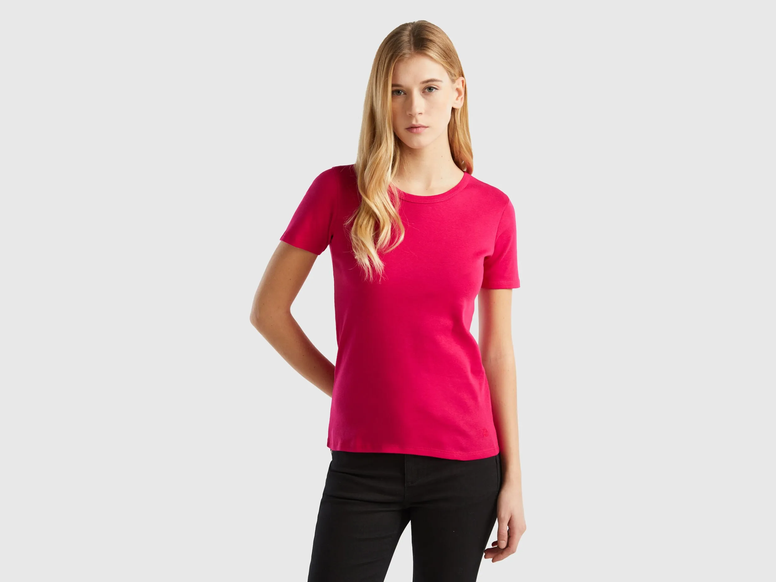 Camiseta de algodón de fibra larga
