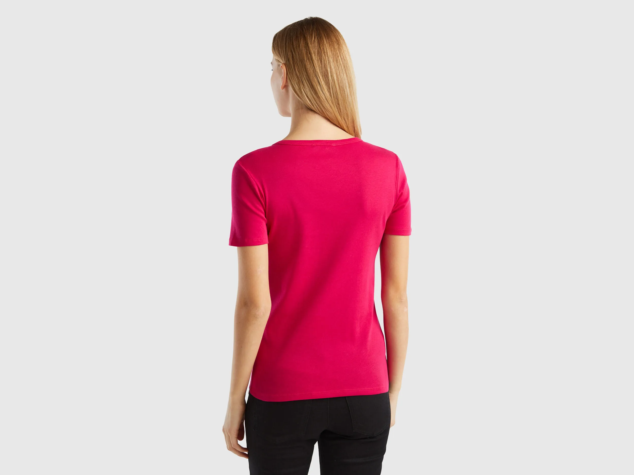 Camiseta de algodón de fibra larga