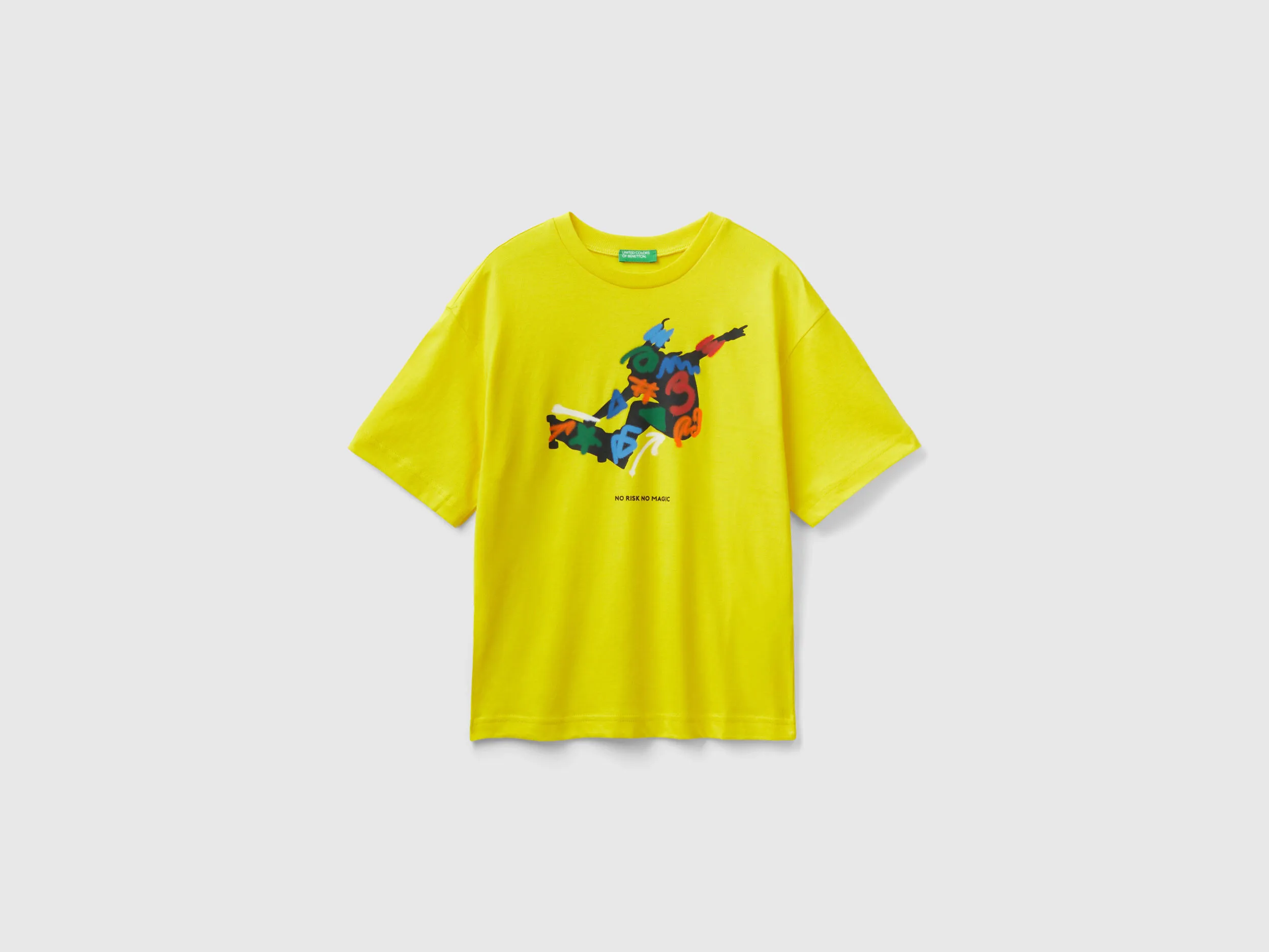 Camiseta de cuello redondo con estampado