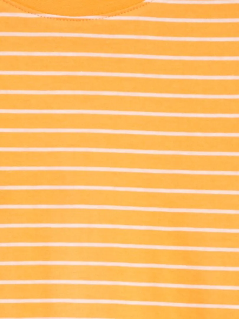 CAMISETA DE RAYAS  NARANJA