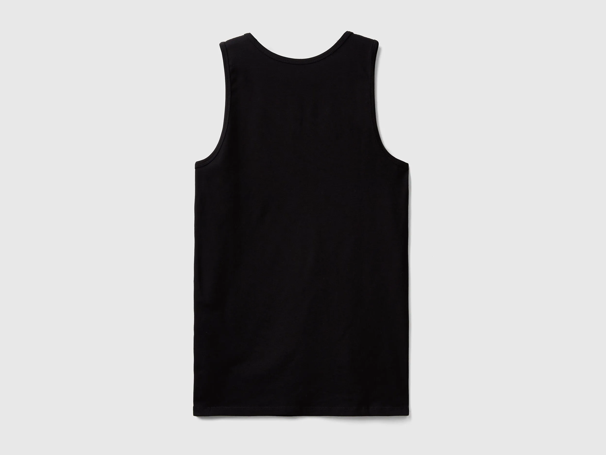 Camiseta de tirantes de algodón orgánico elástico