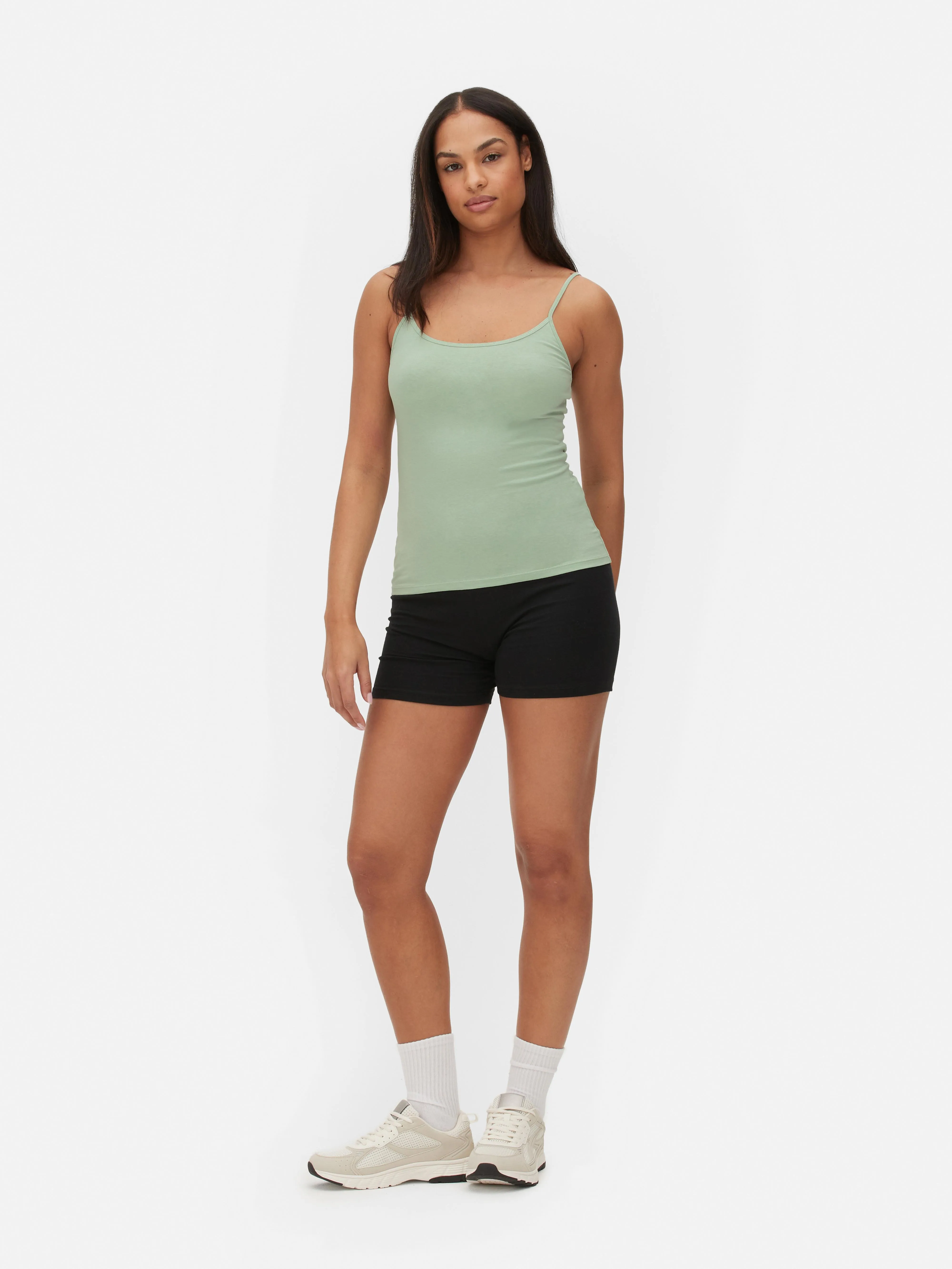 Camiseta de tirantes elástica