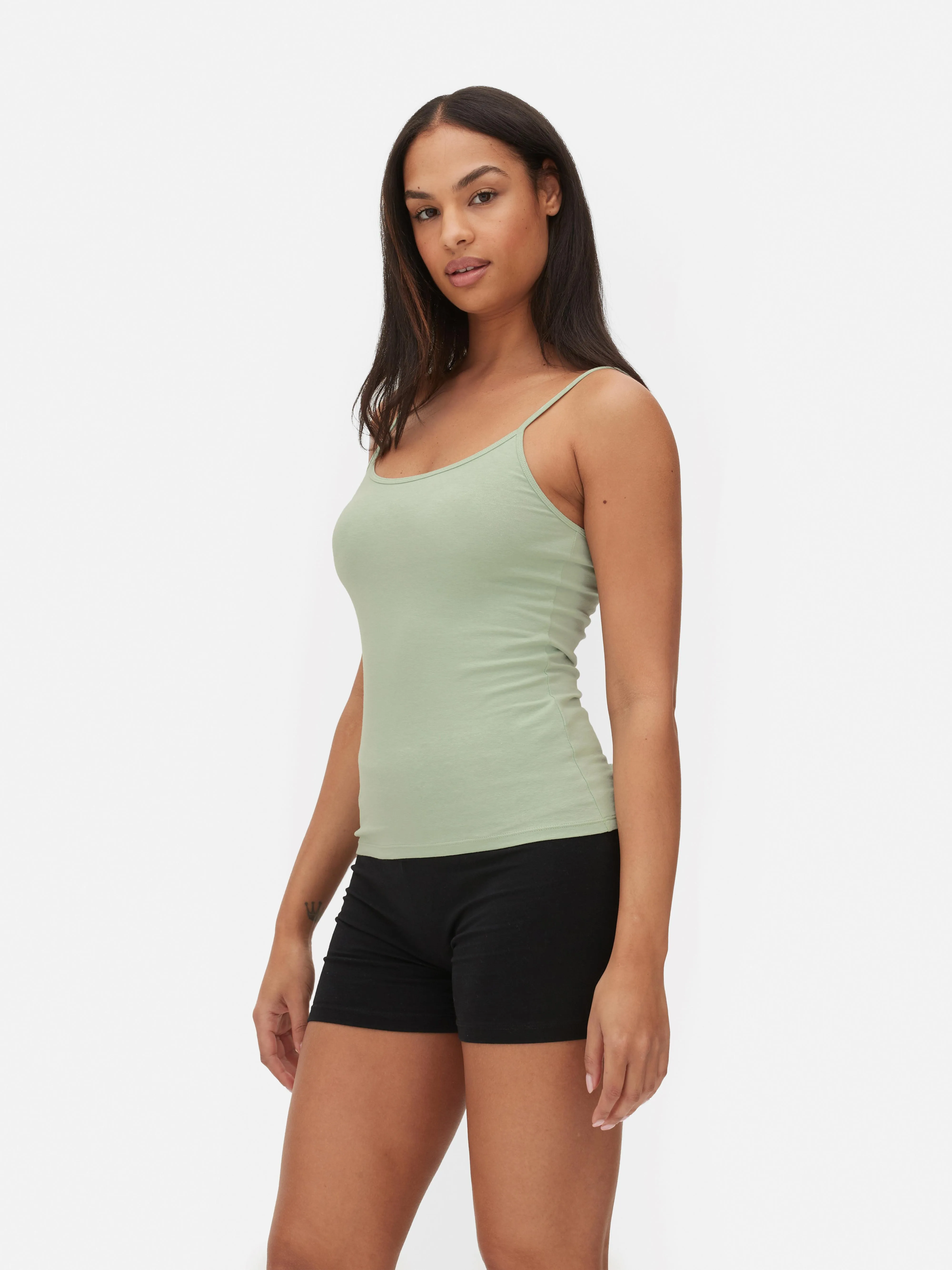 Camiseta de tirantes elástica