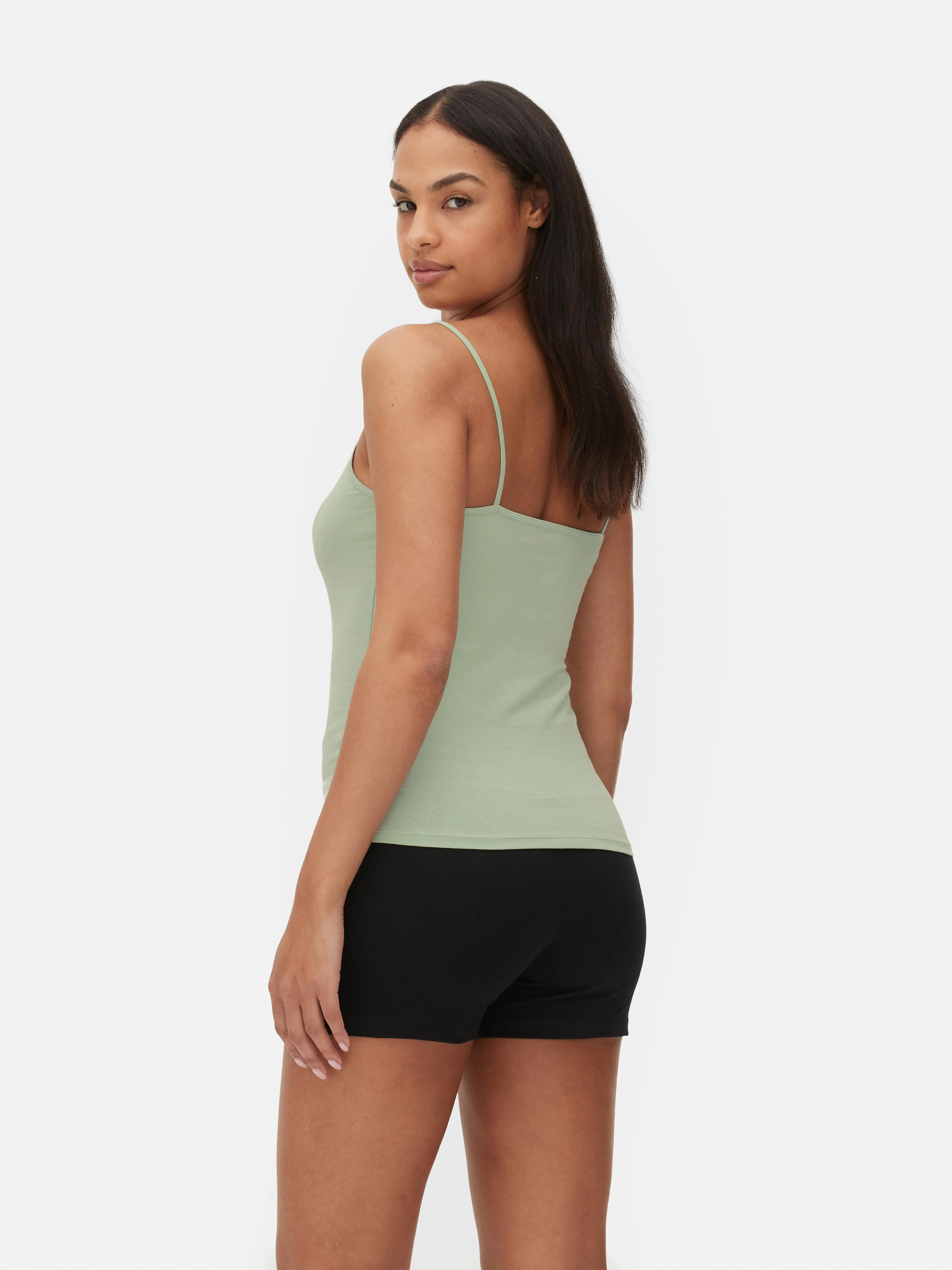 Camiseta de tirantes elástica