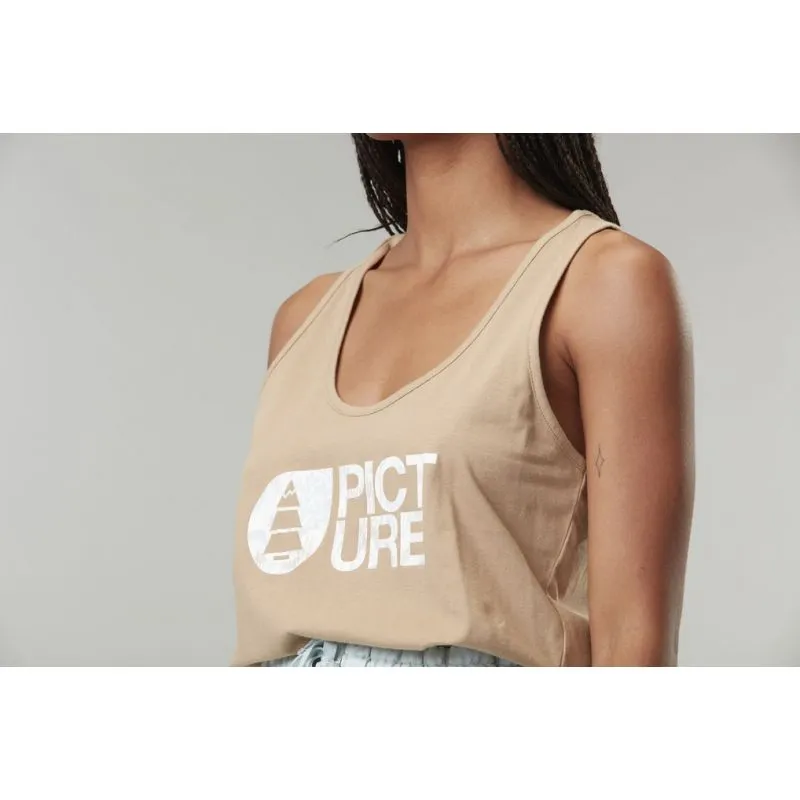 Camiseta de tirantes Picture Basement (Piedra oscura) mujer