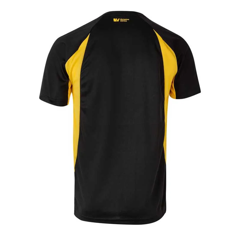CAMISETA DE TRABAJO TéCNICA NEGRA BICOLOR  VELILLA