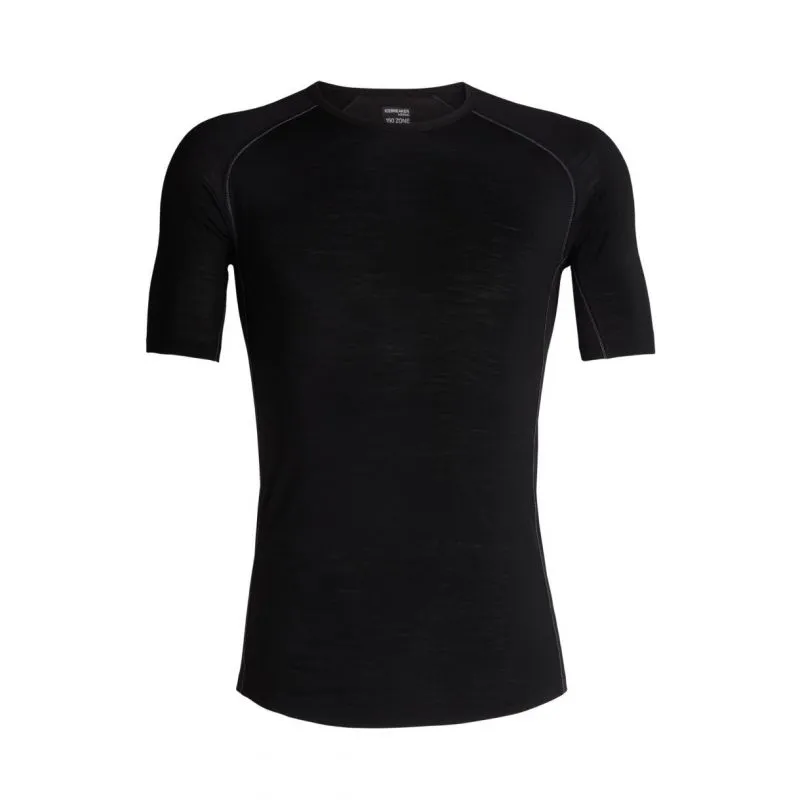 Camiseta Hombre Ice Zone 150 Ss Crewe (Black/Mineral)