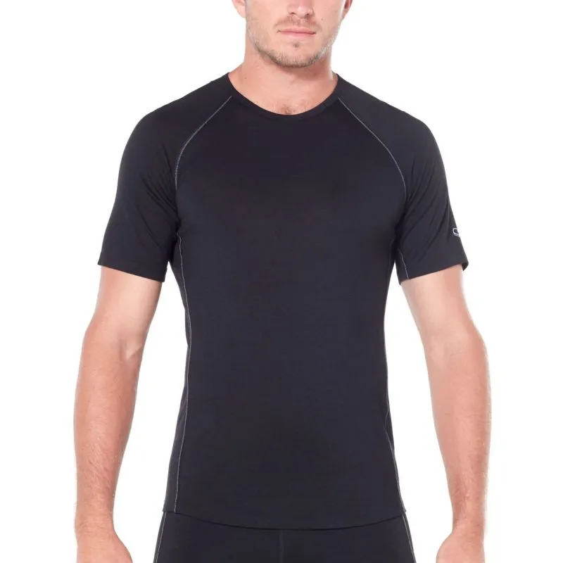 Camiseta Hombre Ice Zone 150 Ss Crewe (Black/Mineral)
