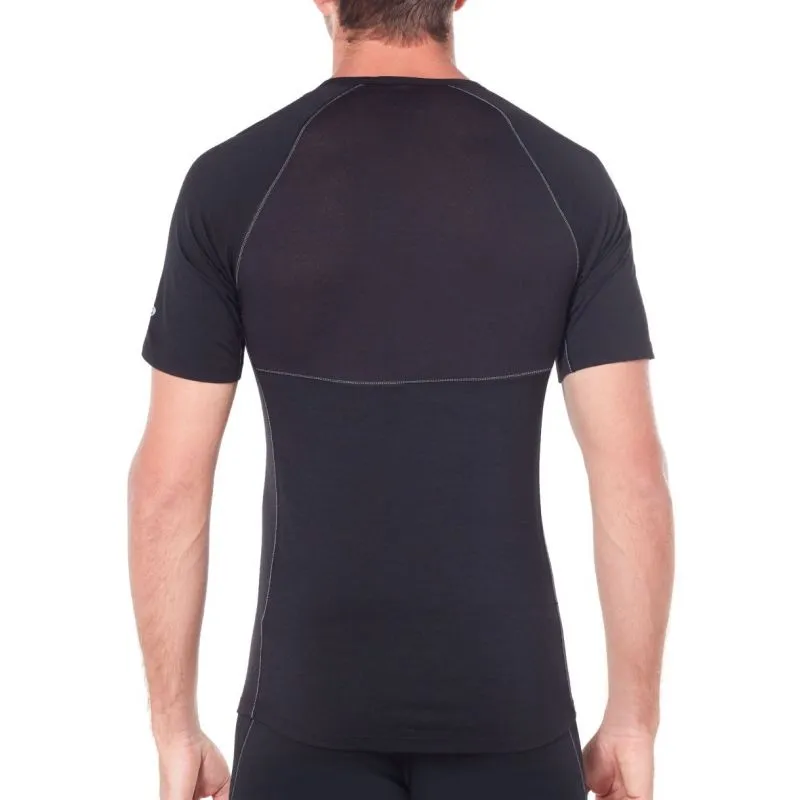 Camiseta Hombre Ice Zone 150 Ss Crewe (Black/Mineral)