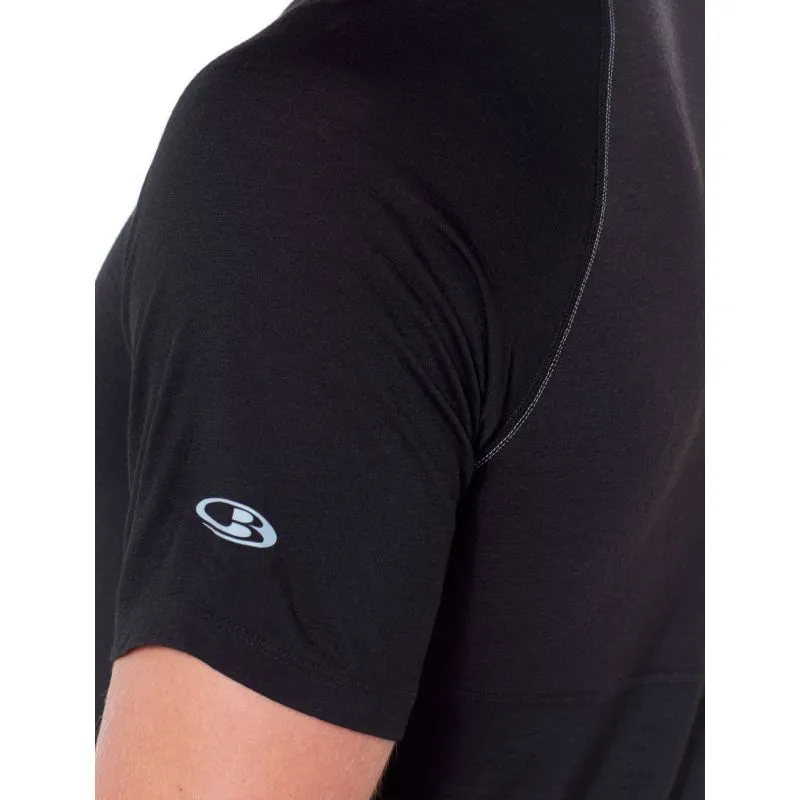 Camiseta Hombre Ice Zone 150 Ss Crewe (Black/Mineral)