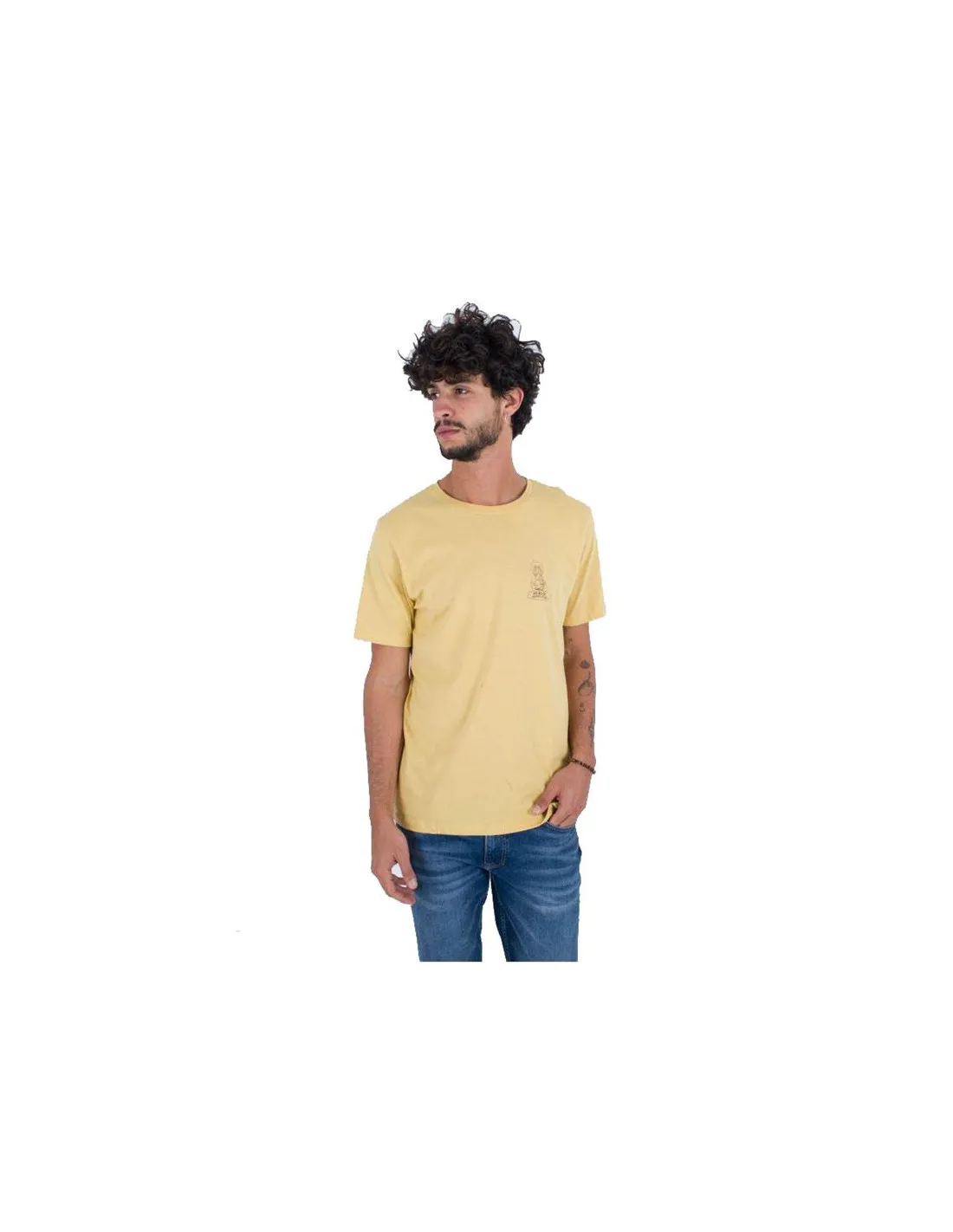 Camiseta Hurley Evd Havin' Fun Hombre Amarillo