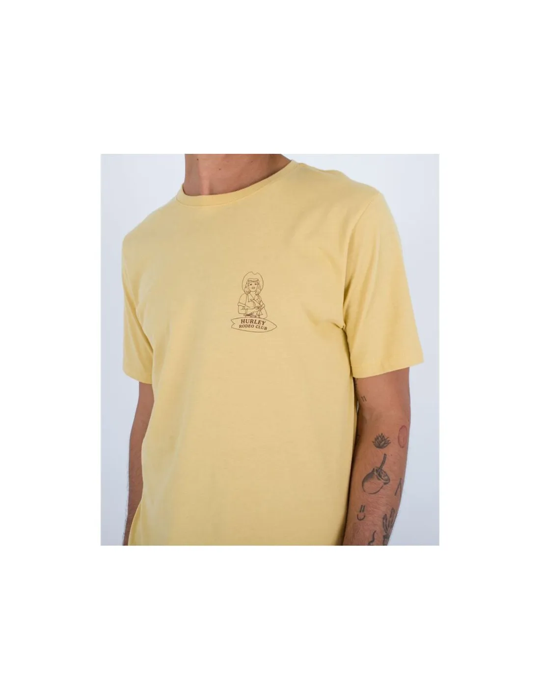 Camiseta Hurley Evd Havin' Fun Hombre Amarillo