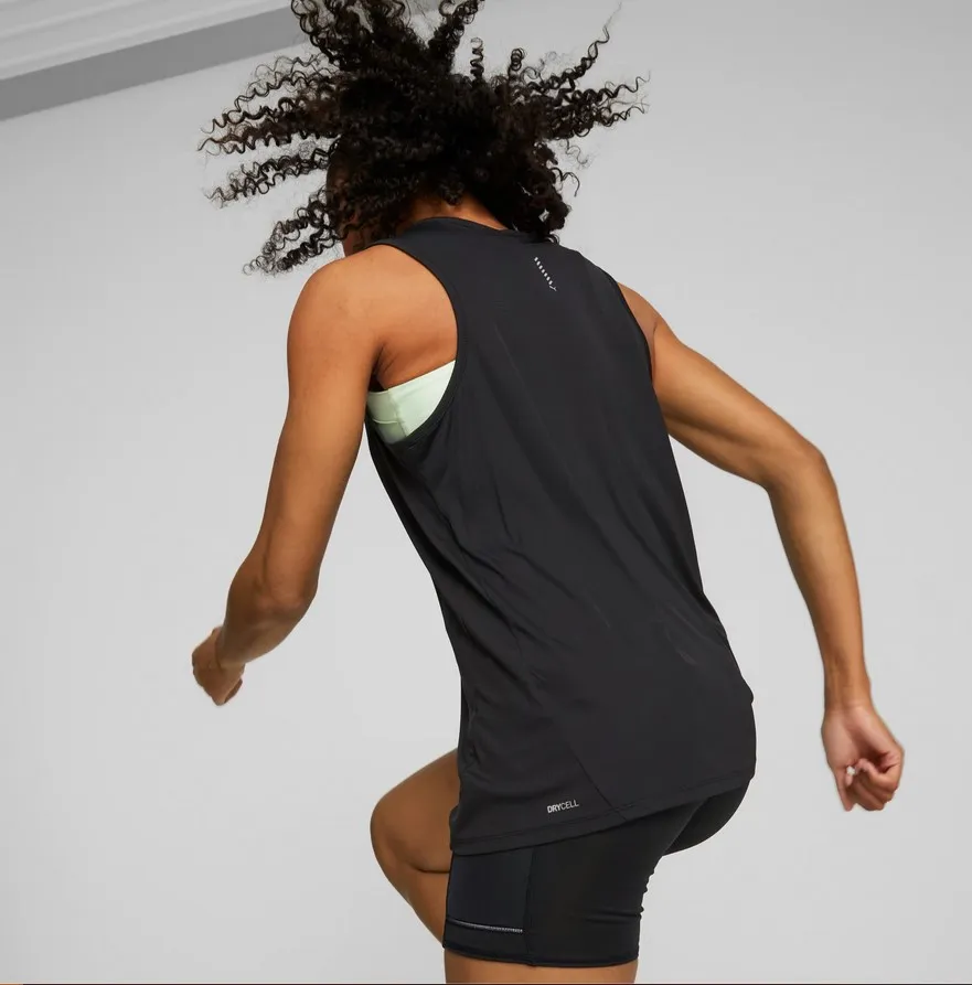 CAMISETA M PUMA FAVORITE NEGRA SIN MANGAS