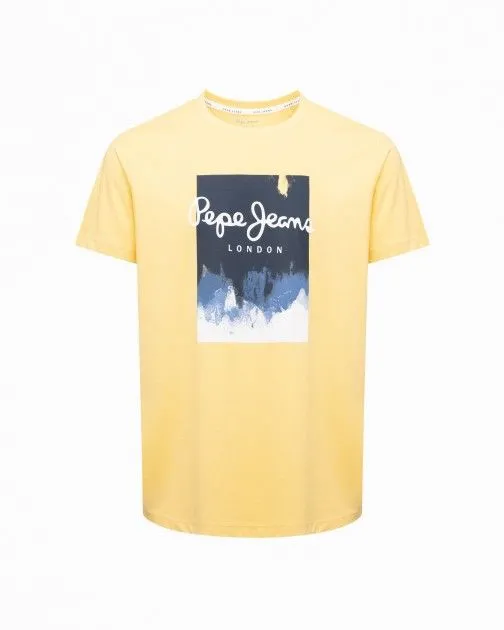 Camiseta Pepe Jeans London PM508713 Amarillo