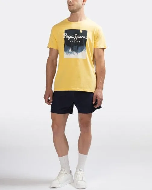 Camiseta Pepe Jeans London PM508713 Amarillo