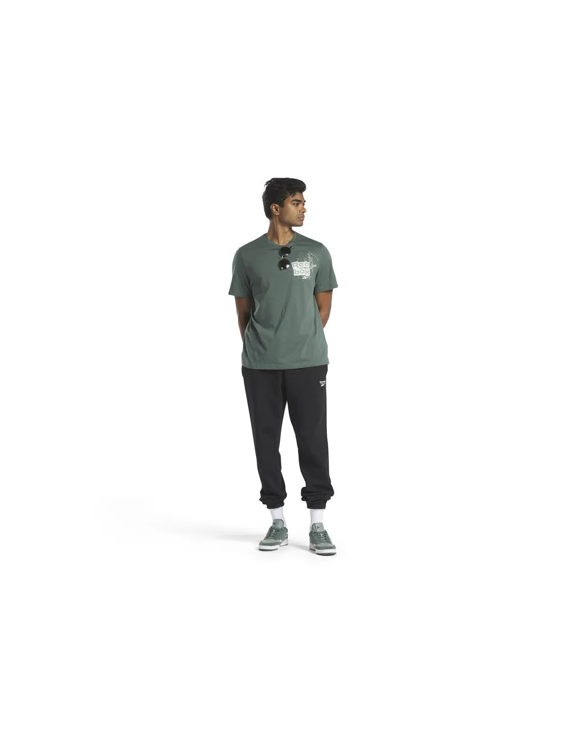 Camiseta Reebok Graphic Series verde hombre