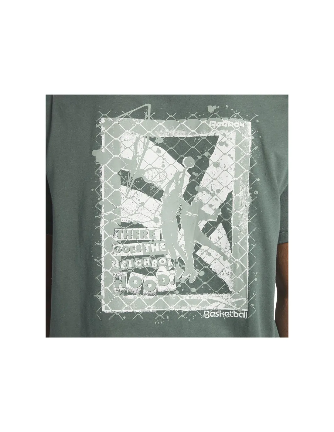 Camiseta Reebok Graphic Series verde hombre