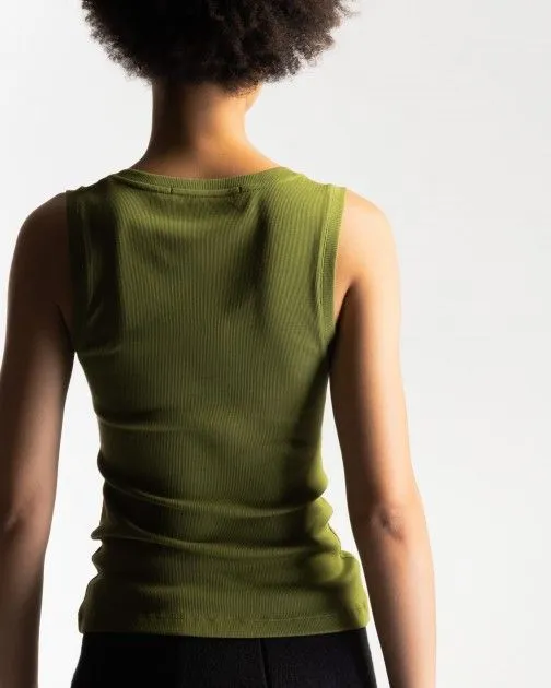 Camiseta sin mangas Karl Lagerfeld 236W1726 Verde