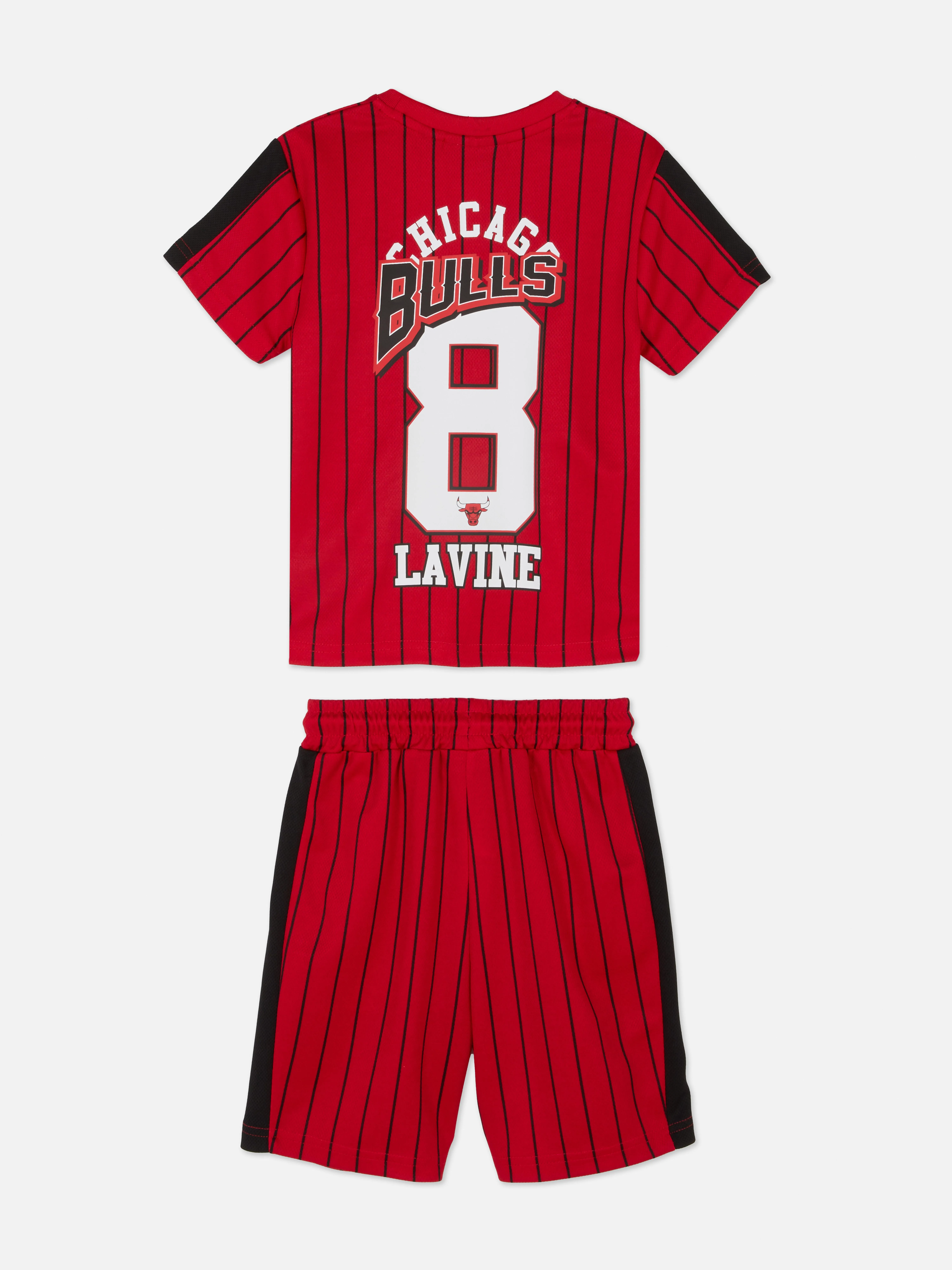 Camiseta y pantalones cortos de los Bulls de la NBA