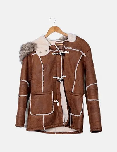 C&A Trenca camel doble faz