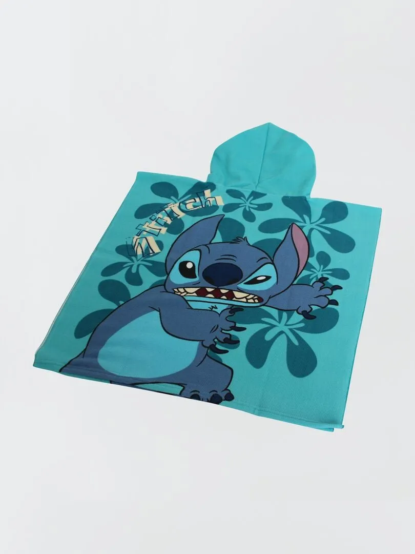CAPA DE BAñO ESTAMPADA 'STITCH'  AZUL