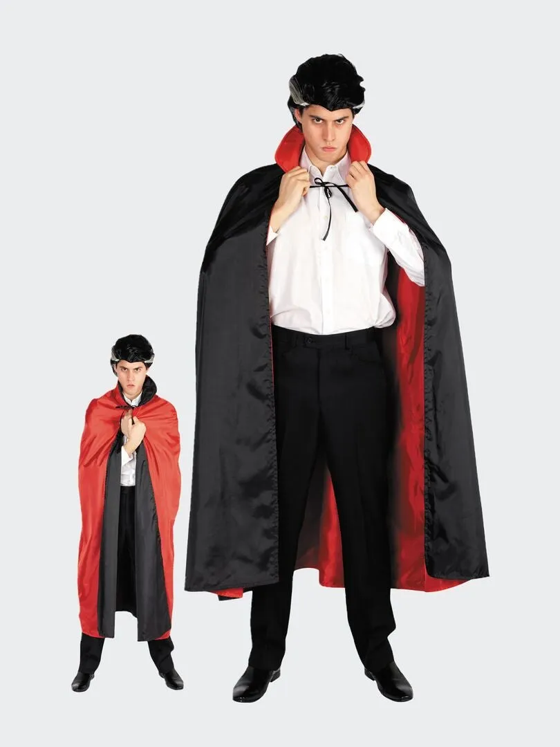 CAPA REVERSIBLE DE VAMPIRO  NEGRO