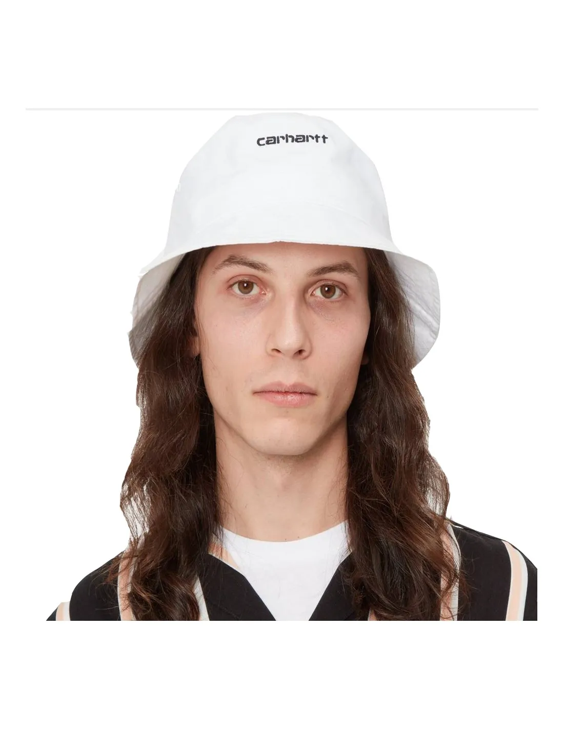CARHARTT WIP SCRIPT BUCKET HAT WHITE/BLACK