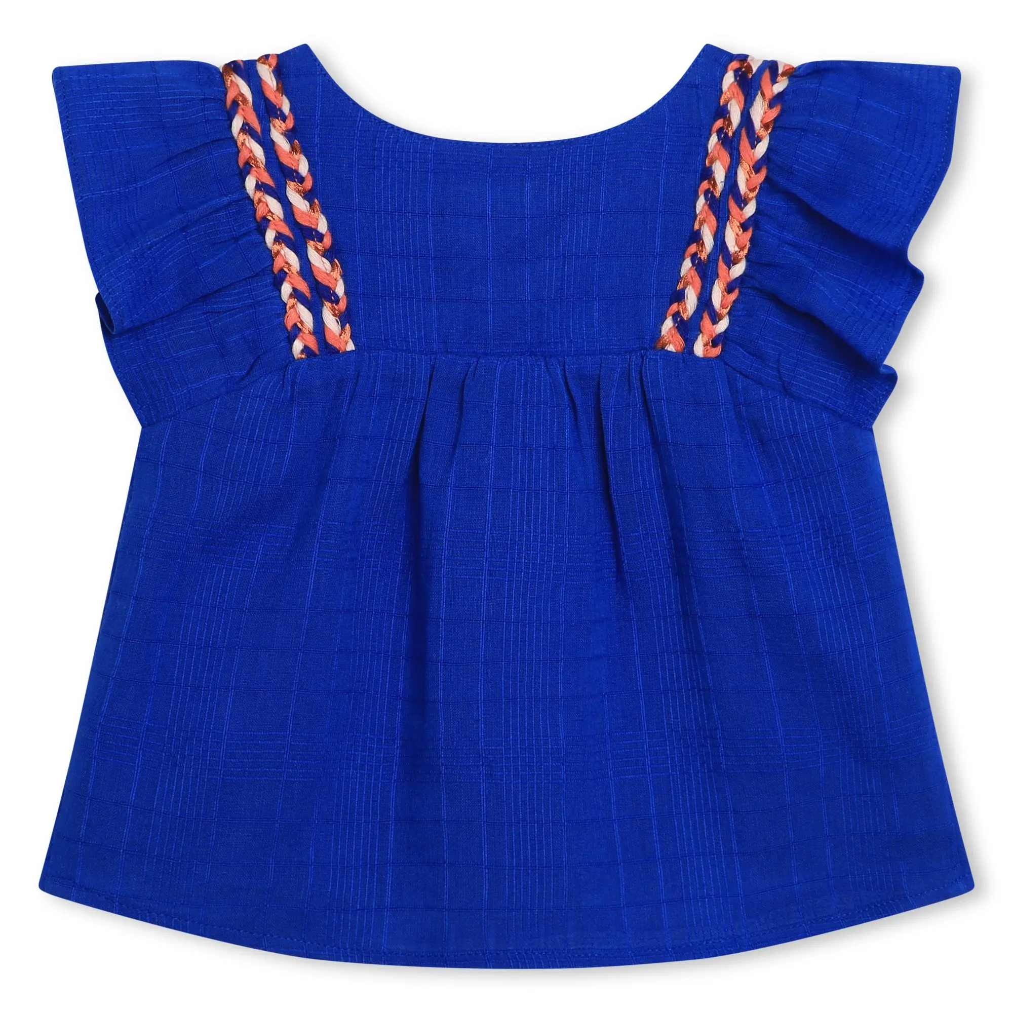 CARREMENT BEAU Blusa de gasa de algodón