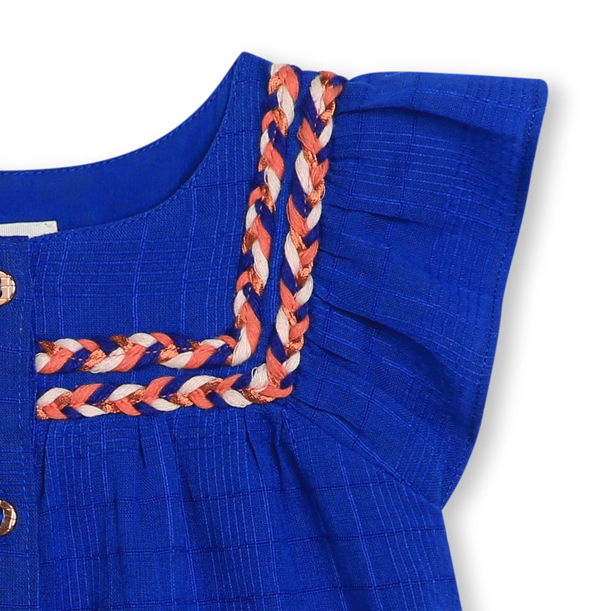 CARREMENT BEAU Blusa de gasa de algodón