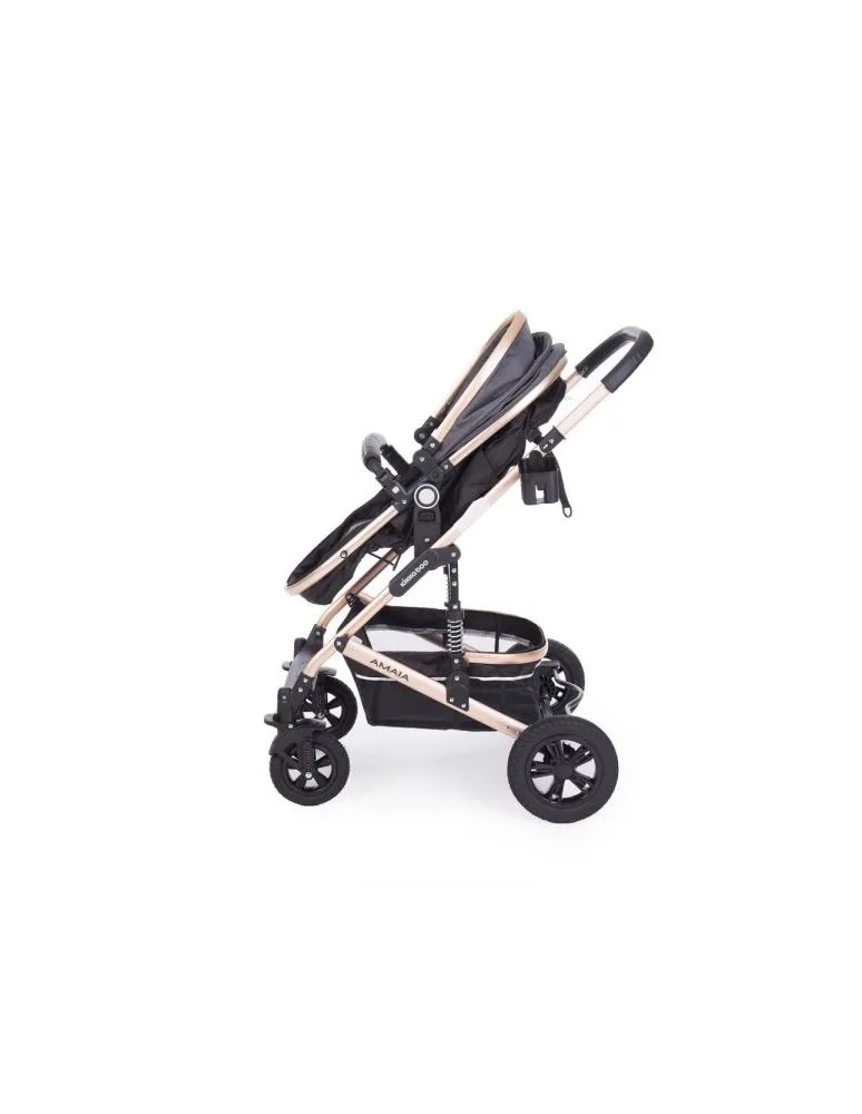 CARRO TRIO AMAIA TRANSFOMABLE GRIS OSCURO KIKKABOO