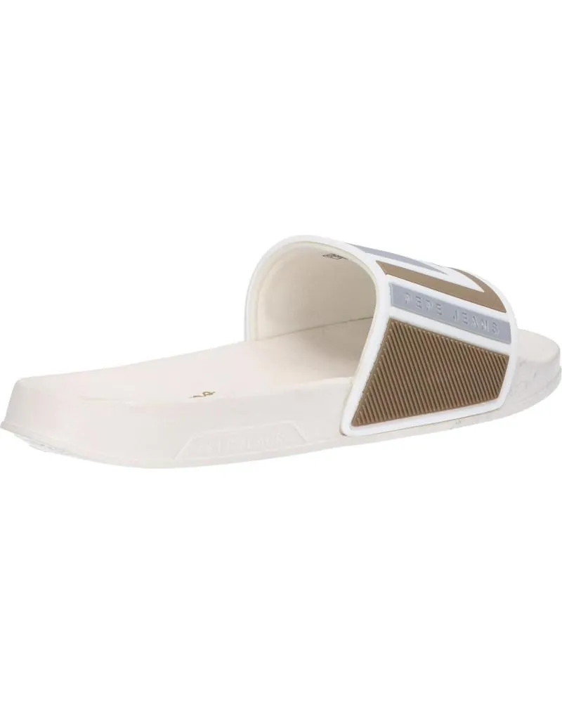 Chanclas de Mujer PEPE JEANS PLS70109 SLIDER FLAG 800WHITE