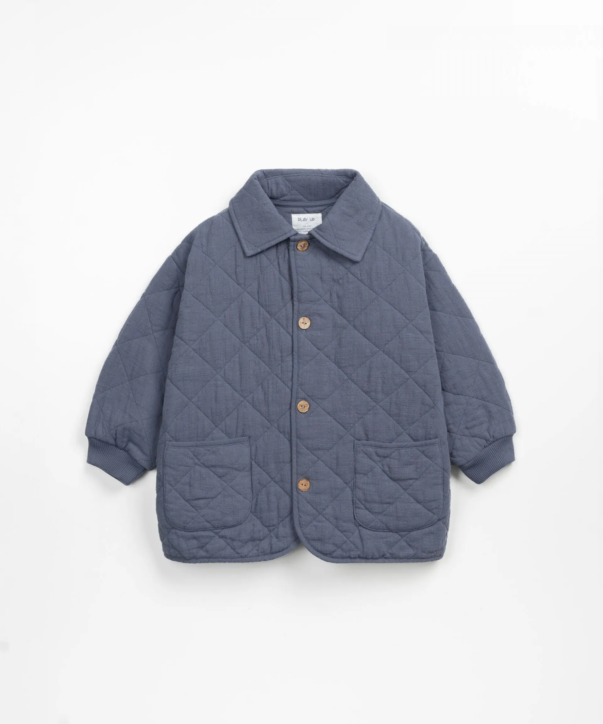 Chaqueta de efecto acolchado de algodón | Textile Art