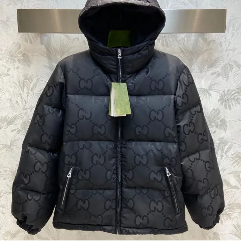 Chaqueta de moda de diseñador para mujeres para mujeres Down Coat Down Winter Park Impresión Parque para hombres Parque engrosad