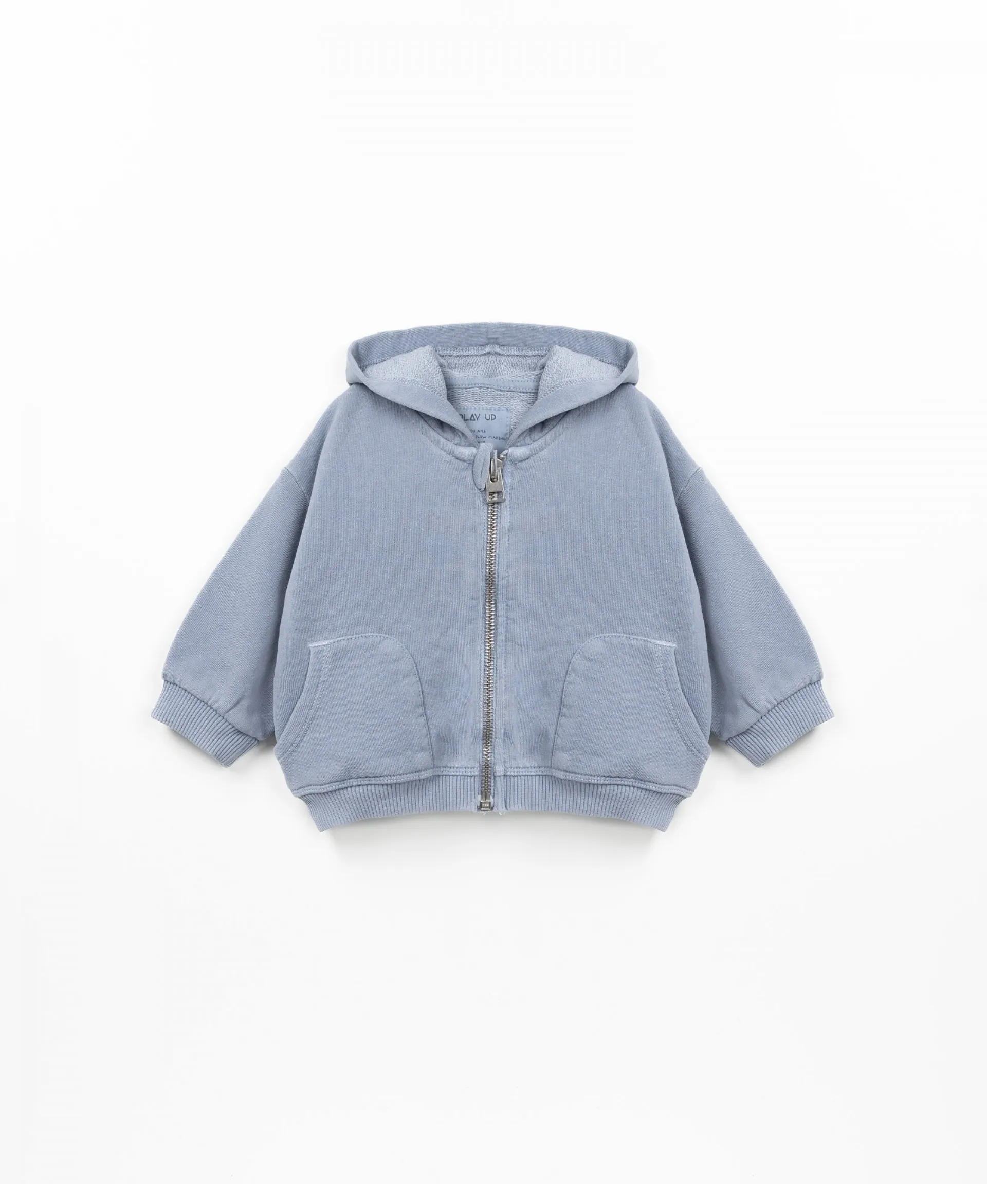 Chaqueta de punto con capucha y bolsillos | Textile Art