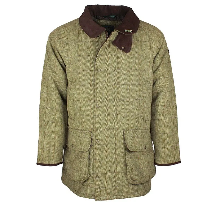 Chaqueta Oxford Blue Brampton Raglan Tweed Sage
