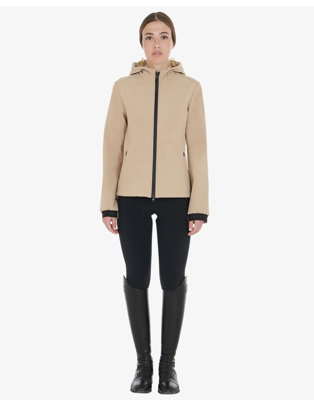 Chaqueta softshell de mujer slim fit con bolsillos ocultos EQUESTRO