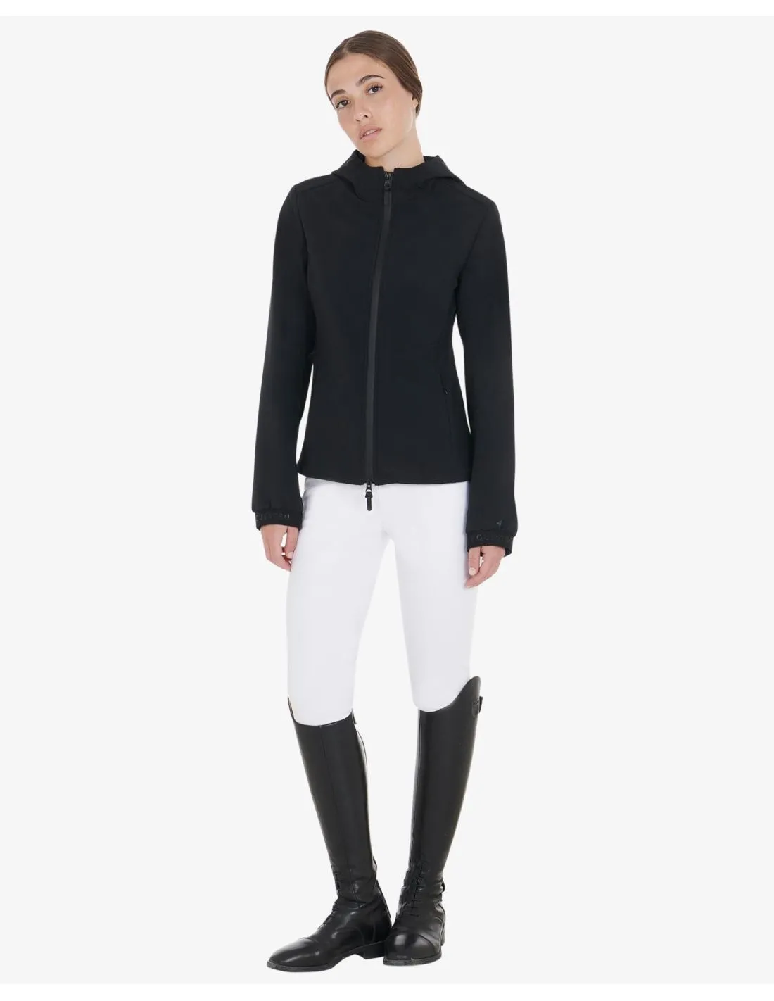 Chaqueta softshell de mujer slim fit con bolsillos ocultos EQUESTRO