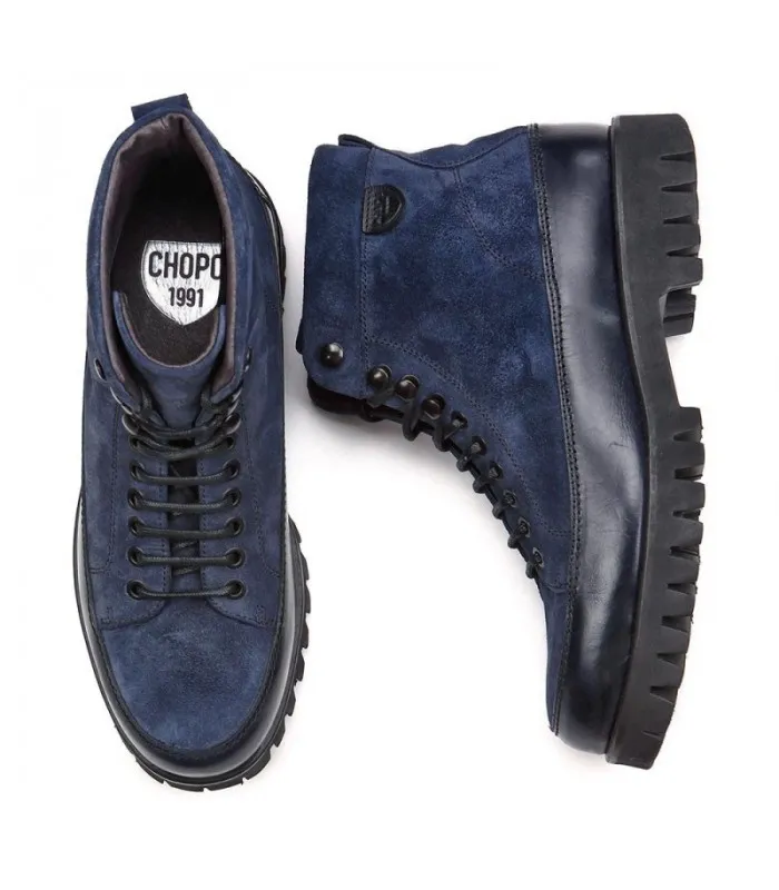 CHOPO 7400 WORK BOOTS Marino/Vaquero