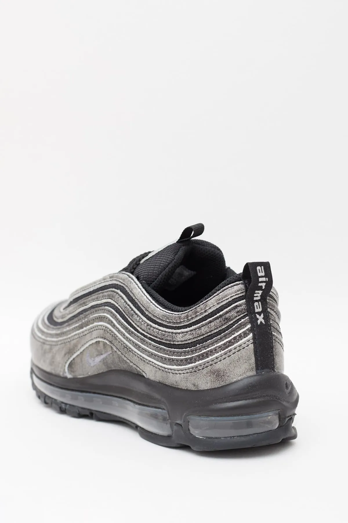 COMME DES GARCONS HOMME PLUS X NIKE BLACK AIR MAX 97 SNEAKERS