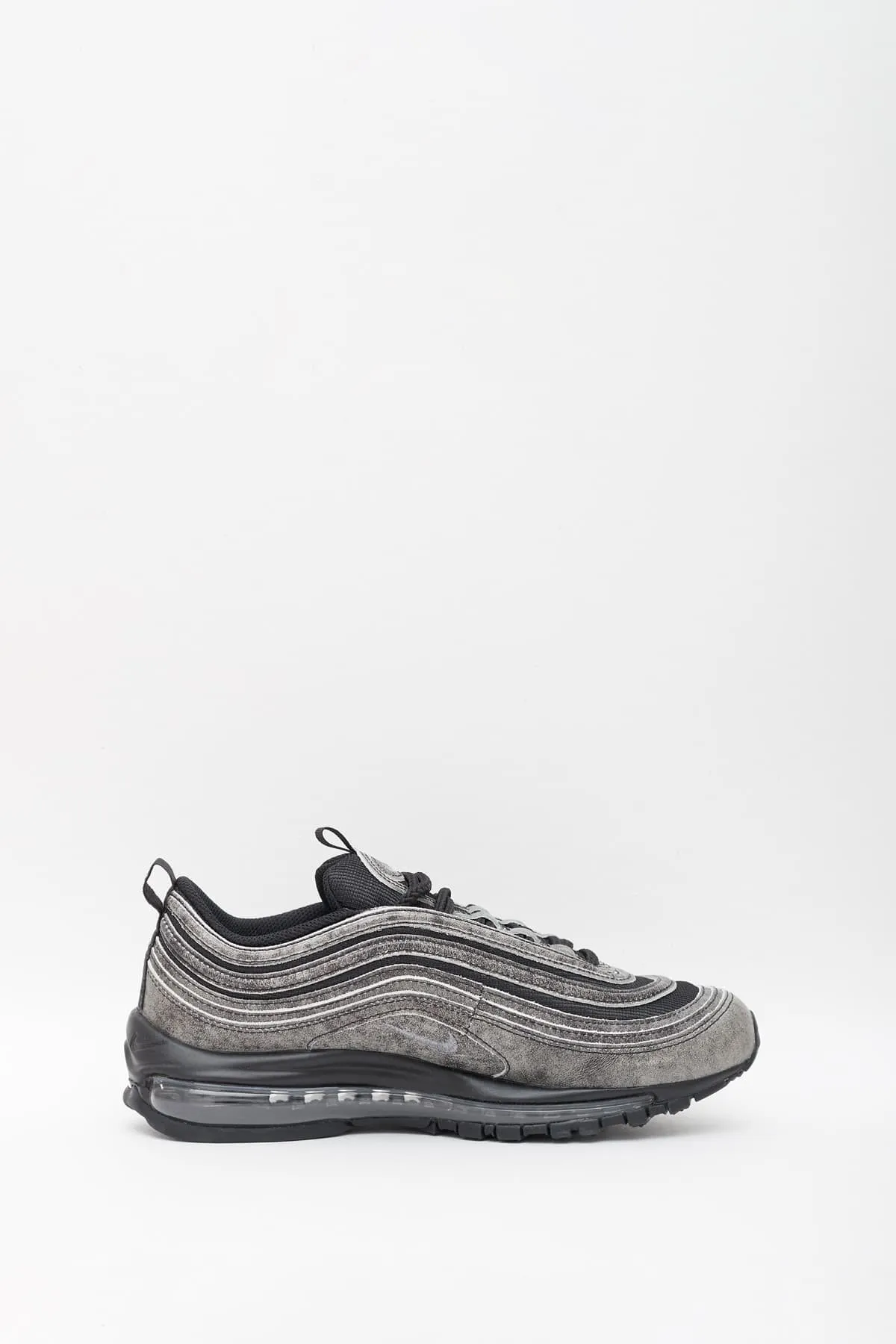 COMME DES GARCONS HOMME PLUS X NIKE BLACK AIR MAX 97 SNEAKERS